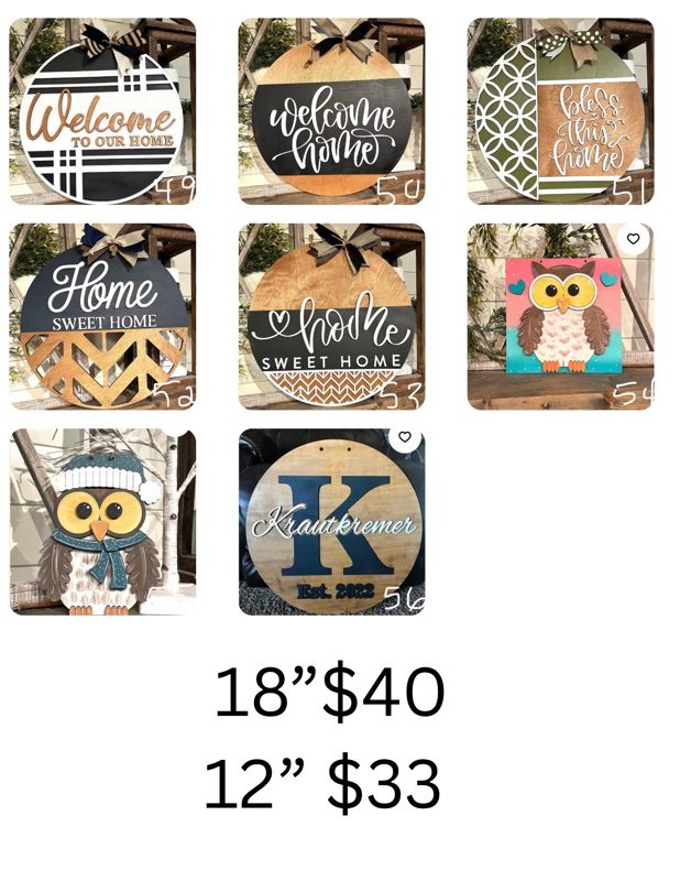 Miranda Harris Door Hanger Party