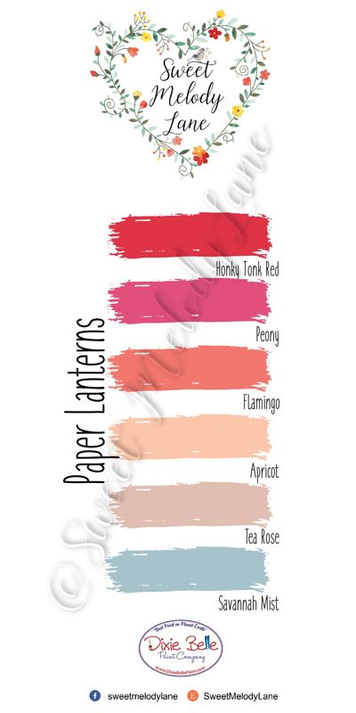 Paper Lanterns Color Pallet
