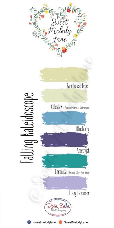 Falling Kaleidoscope Color Pallet