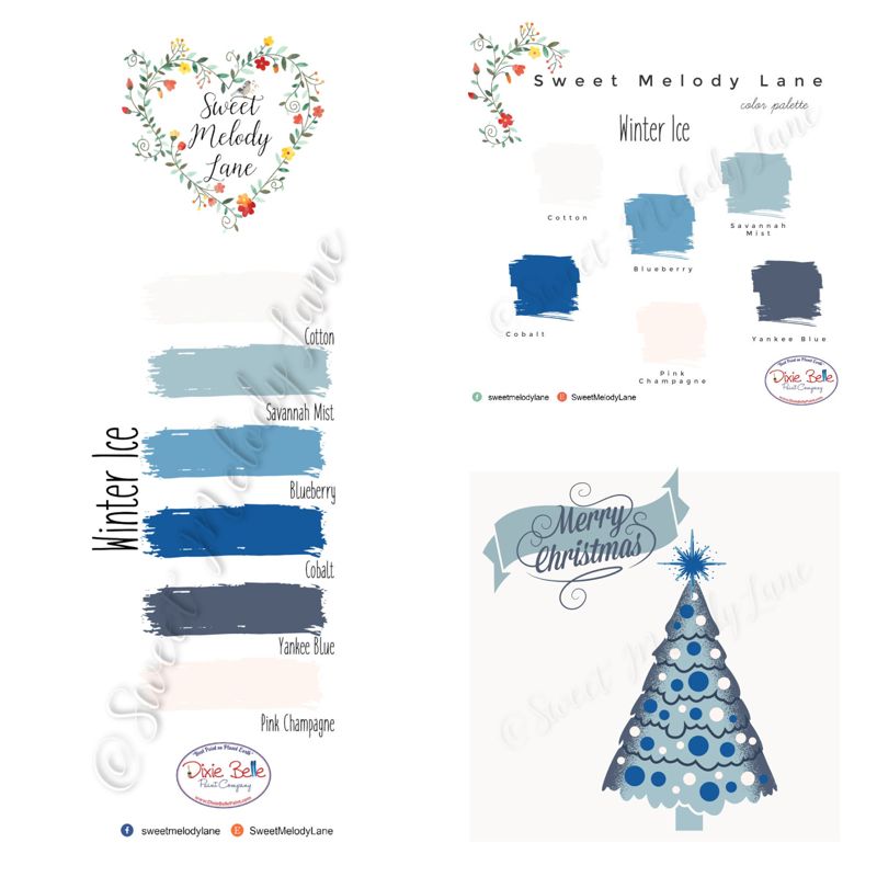 Winter Ice Color Pallet