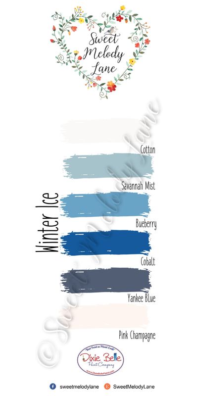 Winter Ice Color Pallet