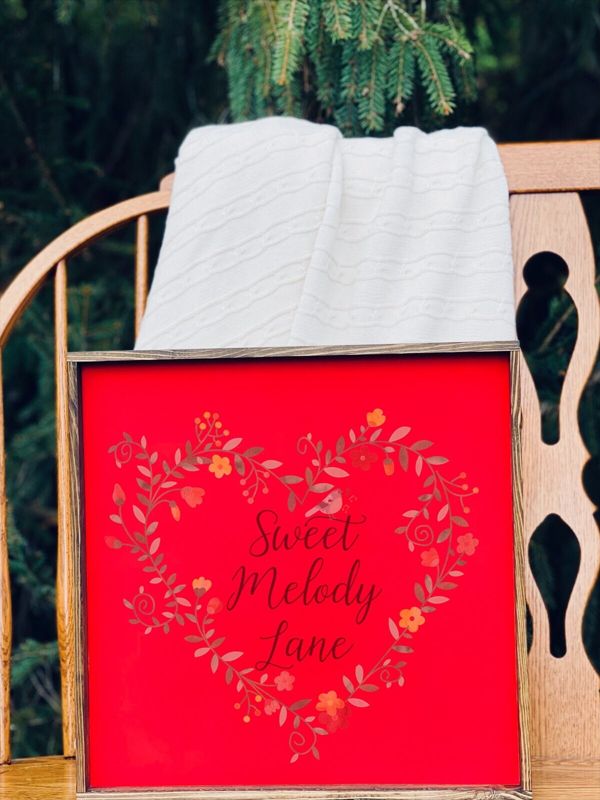 16"x16" Red Wood Sign Mockup, Wood Sign Mockup, Farmhouse Wood Sign Mockup, Wood Fame Mockup, Mockup Digital File