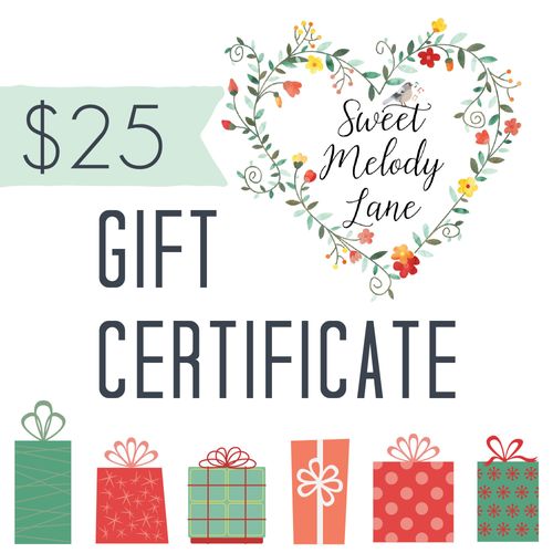 Gift Certificate 25.00