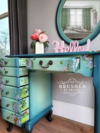 Cacti & Succulents Transfer, Rub on transfer, furniture transfer, Belles and Whistles, Dixie Belle Transfers