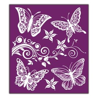 Dixie Belle Silk Screen Stencil Butterflies