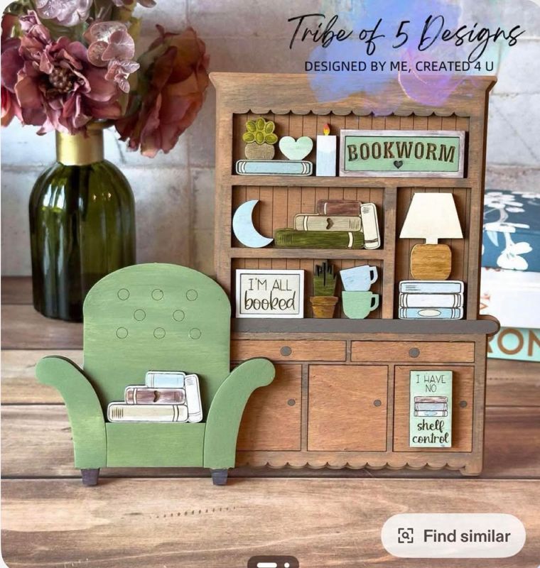 Book Club 6-12-26 6pm (Bookcase with comfy chair )