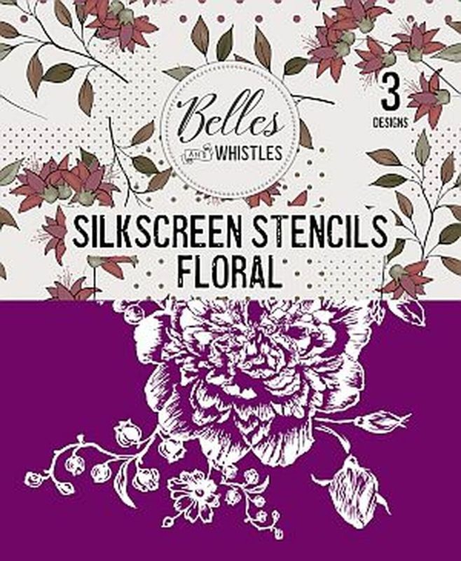 Dixie Belle Silk Screen Stencil Floral