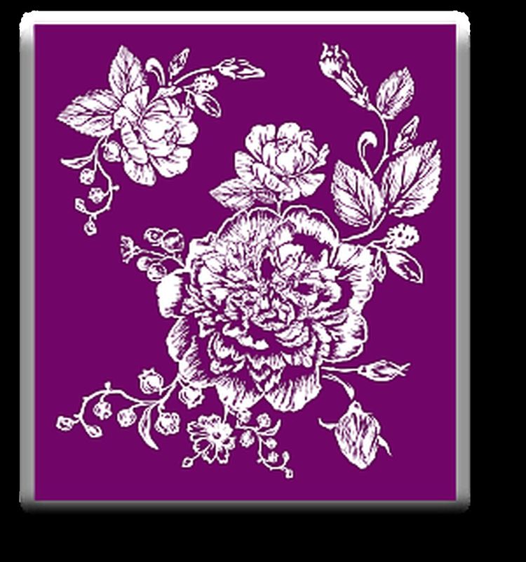 Dixie Belle Silk Screen Stencil Floral
