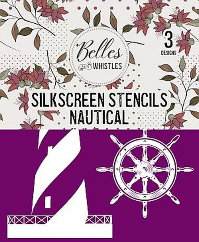 Dixie Belle Silk Screen Stencil Nautical
