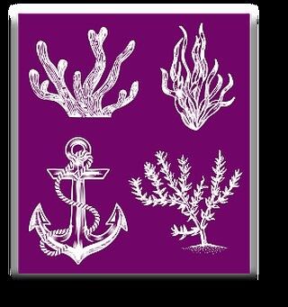 Dixie Belle Silk Screen Stencil Nautical