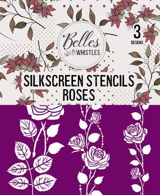 Dixie Belle Silk Screen Stencil Roses