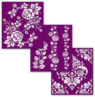 Dixie Belle Silk Screen Stencil Roses