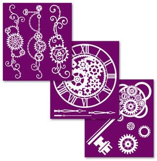 Dixie Belle Silk Screen Stencil Steampunk
