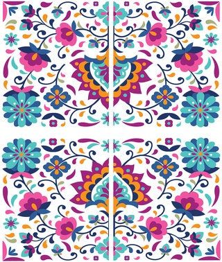 Latin Floral Transfer, Rub on transfer, furniture transfer, Belles and Whistles, Dixie Belle Transfers