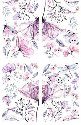 Translucent Garden transfer, Rub on transfer, furniture transfer, Belles and Whistles, Dixie Belle Transfers