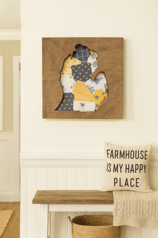 Friday Craft Night 9/26 (Michigan Silhouette Layered Sign )