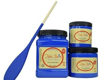 Dixie Belle Cobalt Paint, DIY paint, Mineral Chalk Paint
