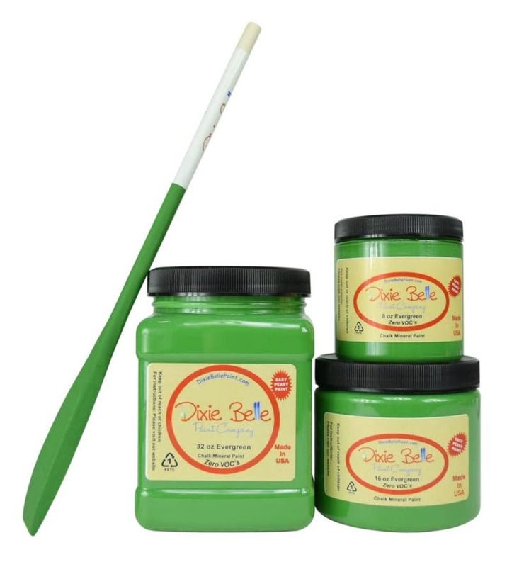 Dixie Belle Evergreen Paint, DIY paint, Mineral Chalk Paint