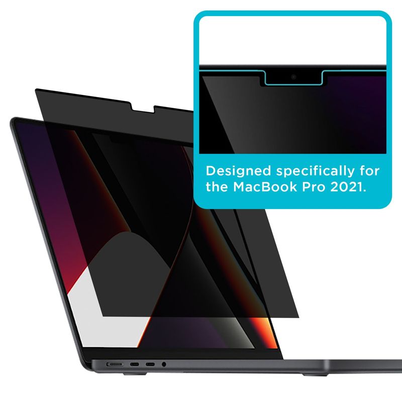 Tech Armor Magnetic Privacy Film Screen Protector Designed for MacBook Pro Retina 16 Inch 2021 , Easy Magnet Removal 1 Pack