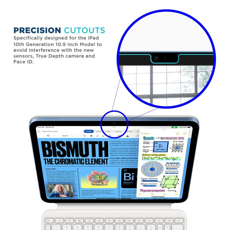 Tech Armor Matte Anti-Glare Film Screen Protector Designed for Apple iPad 10th Gen 10.9 Inch (2022), 2 Pack