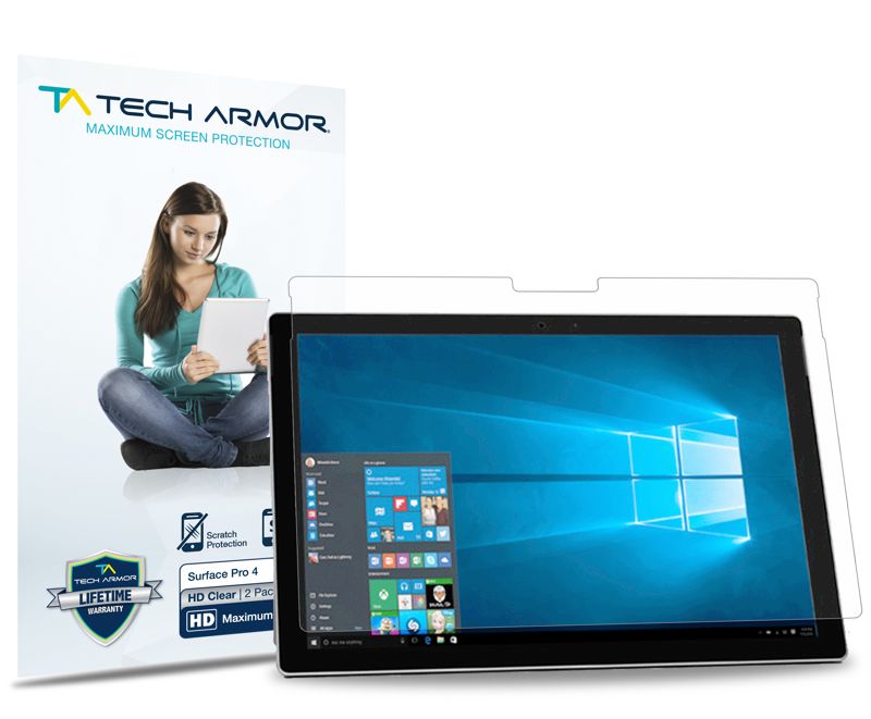 Tech Armor HD Clear Film Screen Designed for iPad 4, 3, 2 [ 2 Pack ]