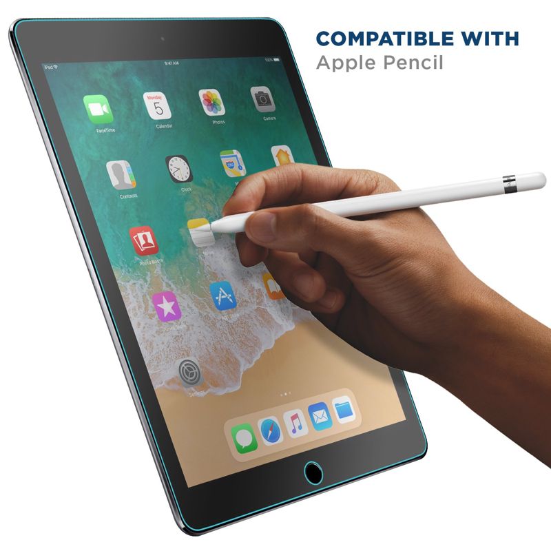 Tech Armor Ballistic Glass Screen Protector Designed for Apple iPad Air 3 (2019) , iPad Pro 10.5 (2017) Inch Tempered Glass 1 Pack