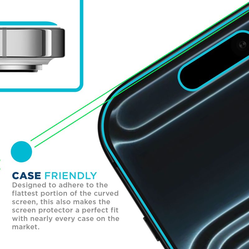 Tech Armor for iPhone 17 Pro Max Screen Protector Privacy Glass 6.9 inch - Ballistic Tempered, Anti-Spy, Case Friendly, Easy Installation, Bubble Free, Touch Support, 1 Pack