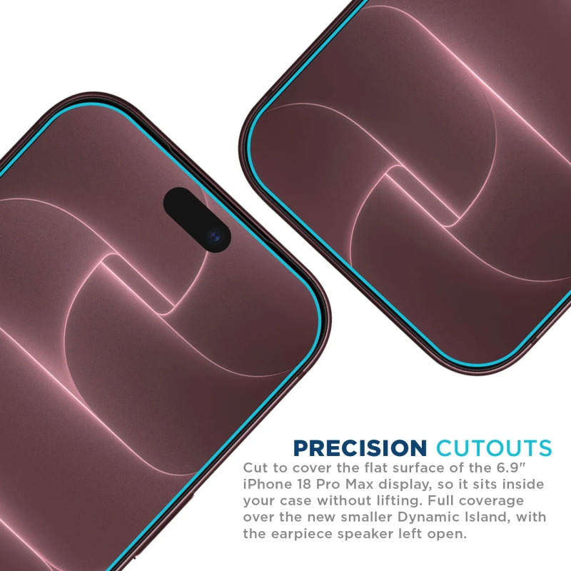 Tech Armor Screen Protector for iPhone 18 Pro Max, Ballistic Glass, 3-Pack