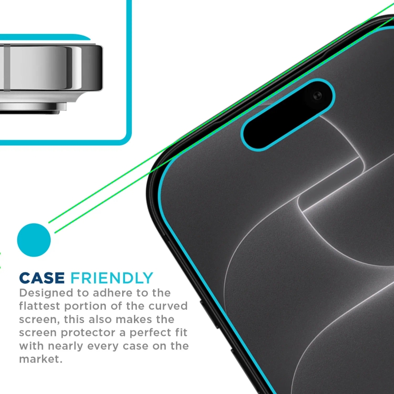 Tech Armor Privacy Glass for iPhone 18 Pro Screen Protector, 1-Pack