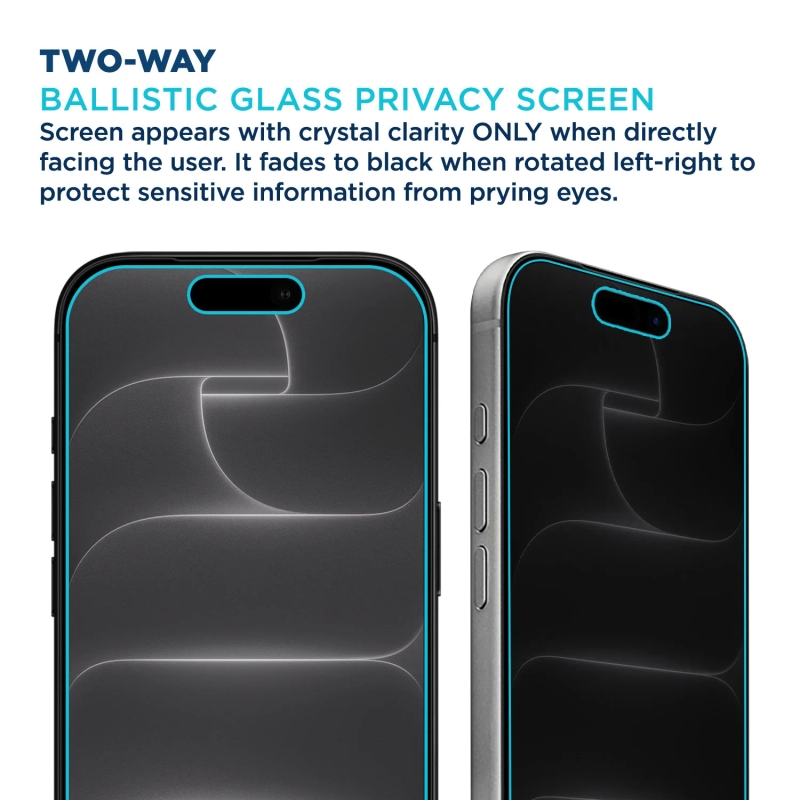 Tech Armor Privacy Glass for iPhone 18 Pro Screen Protector, 1-Pack