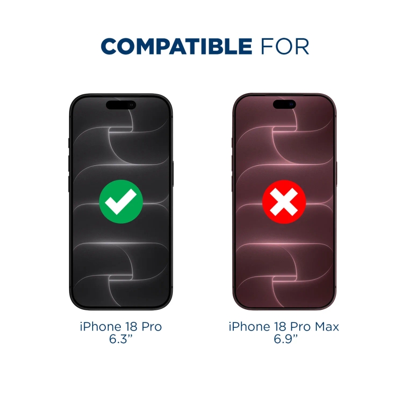 Tech Armor Privacy Glass for iPhone 18 Pro Screen Protector, 1-Pack