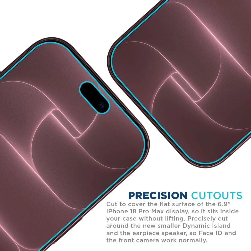 Tech Armor Privacy Glass for iPhone 18 Pro Max Screen Protector, 1-Pack