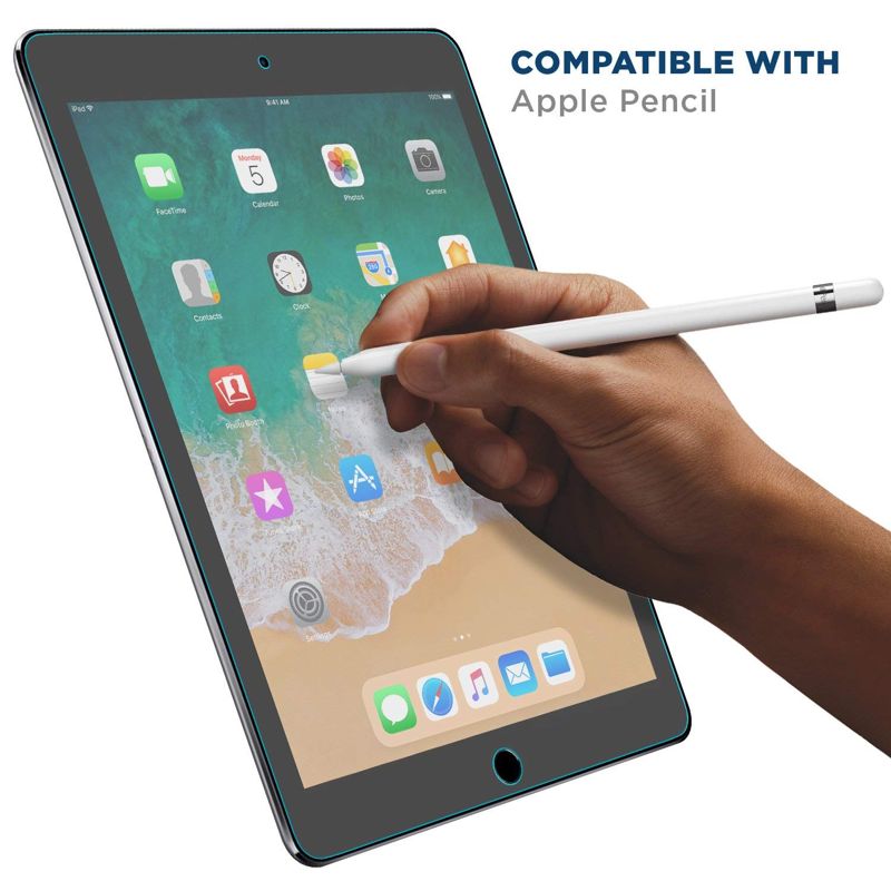 Tech Armor Matte Anti-Glare Film Screen Protector Designed for Apple iPad Air 3 (2019) , iPad Pro 10.5 (2017) Inch 2 Pack