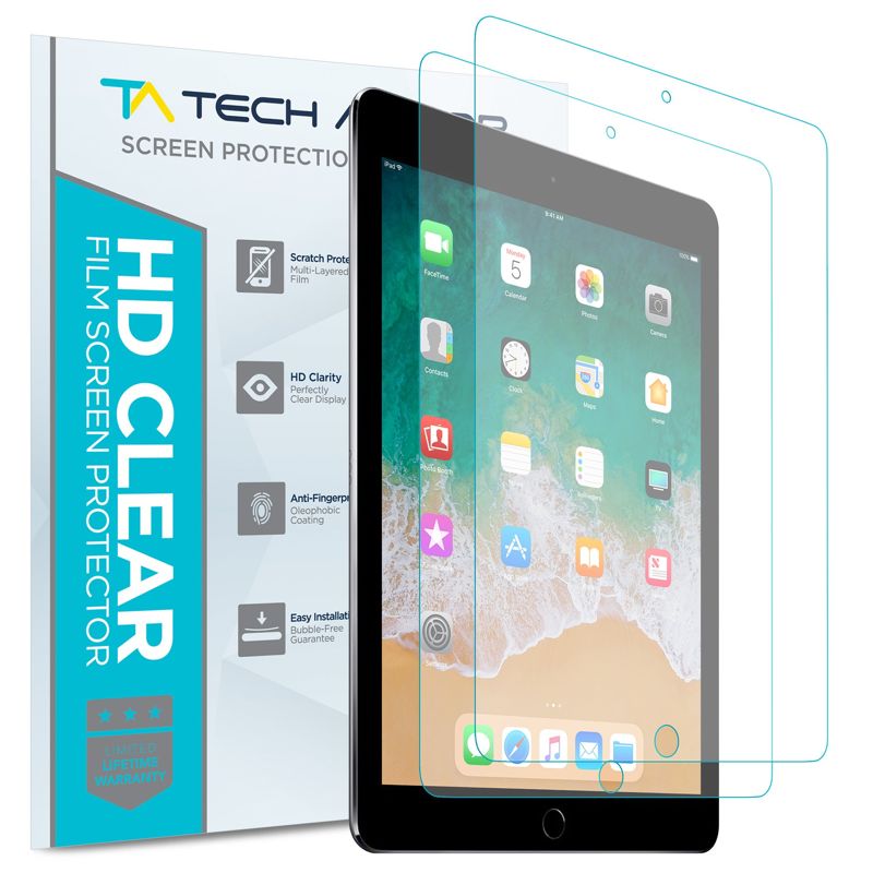 Tech Armor Matte Anti-Glare Film Screen Protector Designed for Apple iPad Air 3 (2019) , iPad Pro 10.5 (2017) Inch 2 Pack