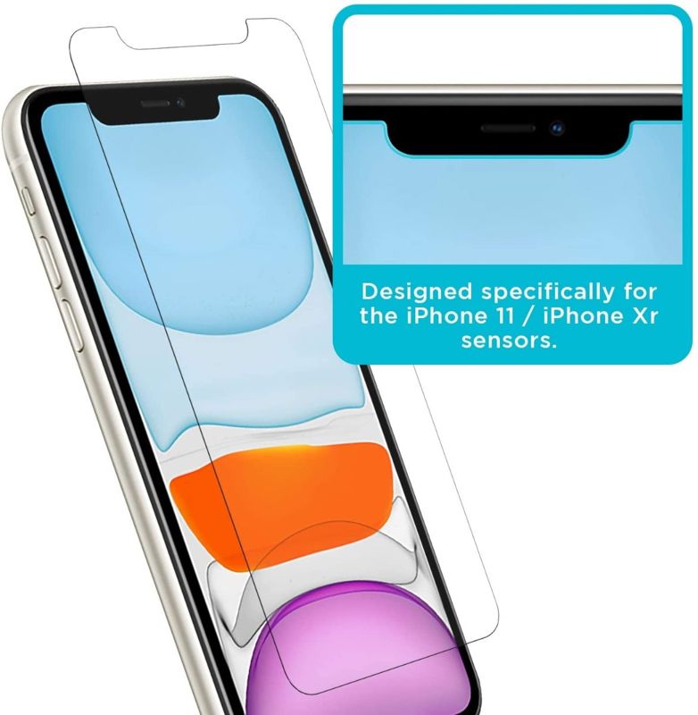Tech Armor Ballistic Glass Screen Protector Designed for Apple iPhone 11 and iPhone XR 6.1 Inch 3 Pack Tempered Glass 2019