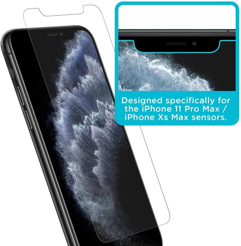 Tech Armor Matte Anti-Glare / Anti-Fingerprint Film Screen Protector Designed for Apple iPhone 11 Pro Max and iPhone Xs Max 6.5 Inch 3 Pack 2019