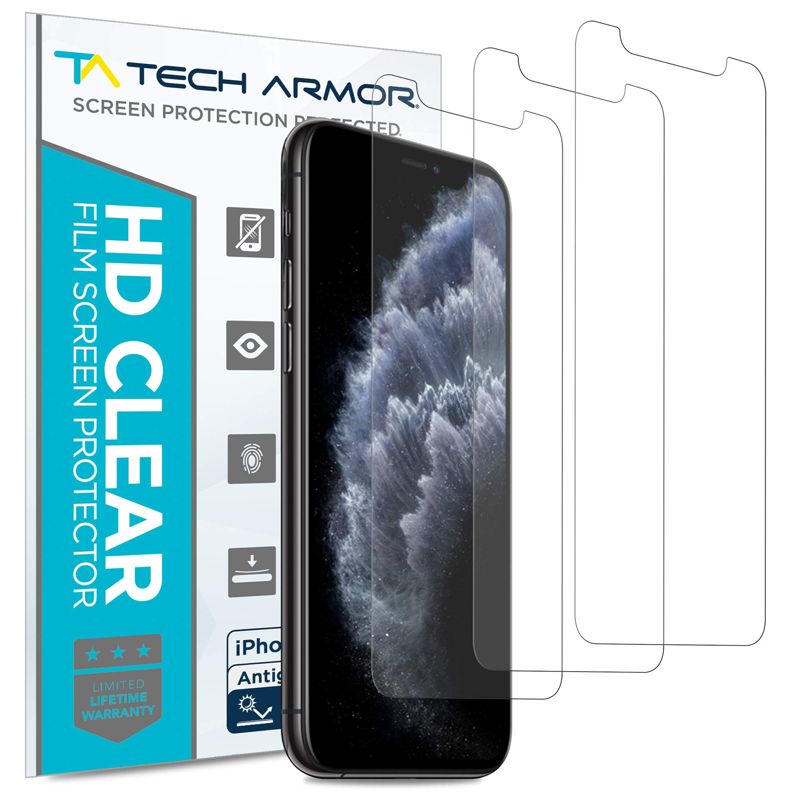Tech Armor Matte Anti-Glare / Anti-Fingerprint Film Screen Protector Designed for Apple iPhone 11 Pro Max and iPhone Xs Max 6.5 Inch 3 Pack 2019