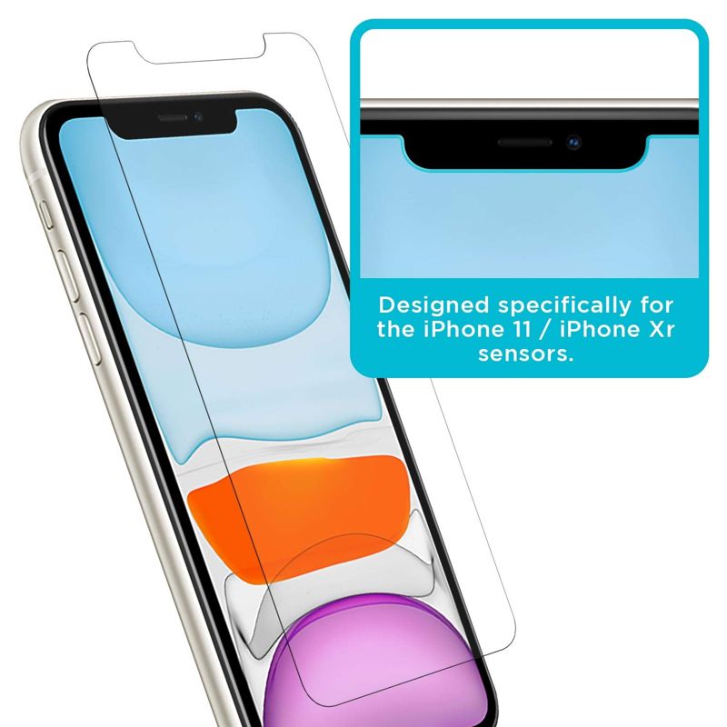 Tech Armor Matte Anti-Glare / Anti-Fingerprint Film Screen Protector Desgiend for Apple iPhone 11 and iPhone Xr 6.1 Inch 3 Pack 2019