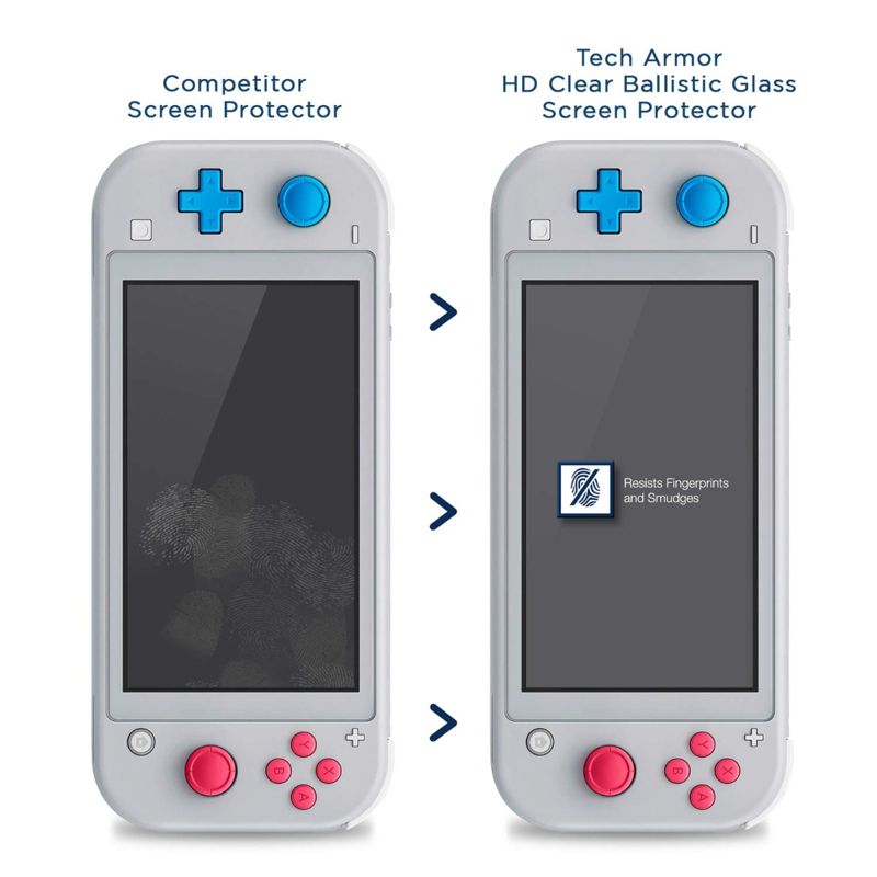 Tech Armor Ballistic Glass Screen Protector Designed for Nintendo Switch Lite 2019 Tempered Glass 2 Pack