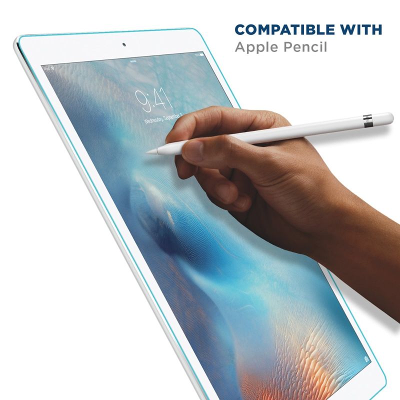 Premium Ballistic Glass Screen Protector for Apple iPad Pro 12.9-inch (2015 and 2017) [1-pack] - NOTE: Not Compatible with 2018, 2020, and 2021 models.