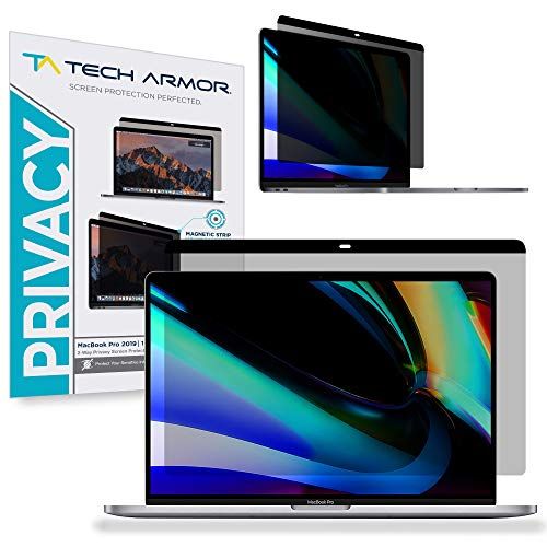 Tech Armor Privacy Film Screen Protector Designed for Apple MacBook Air Retina 13 Inch 2020, 2019, and 2018 Model Easy Magnet Removal 1 Pack