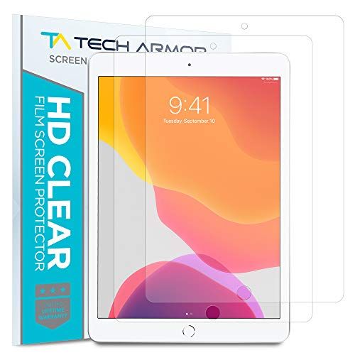 Tech Armor Matte Anti-Glare / Anti-Fingerprint Film Screen Protector Designed for Apple iPad 10.2 Inch 2021 , 2020 and 2019 2 Pack