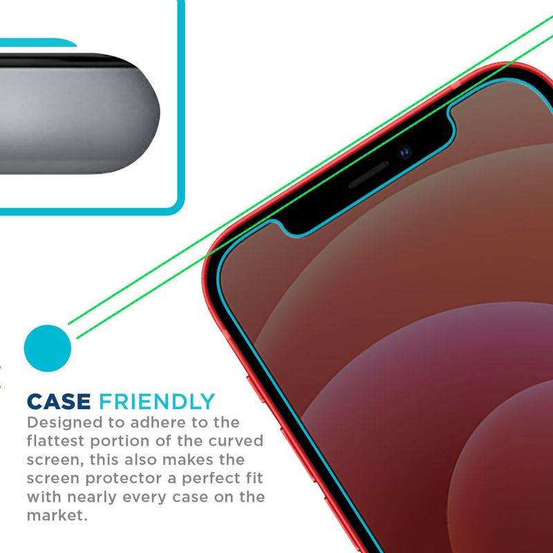 Tech Armor 4Way 360 Degree Privacy Film Screen Protector Designed for Apple iPhone 12 mini 5.4 Inch 1 Pack 2020