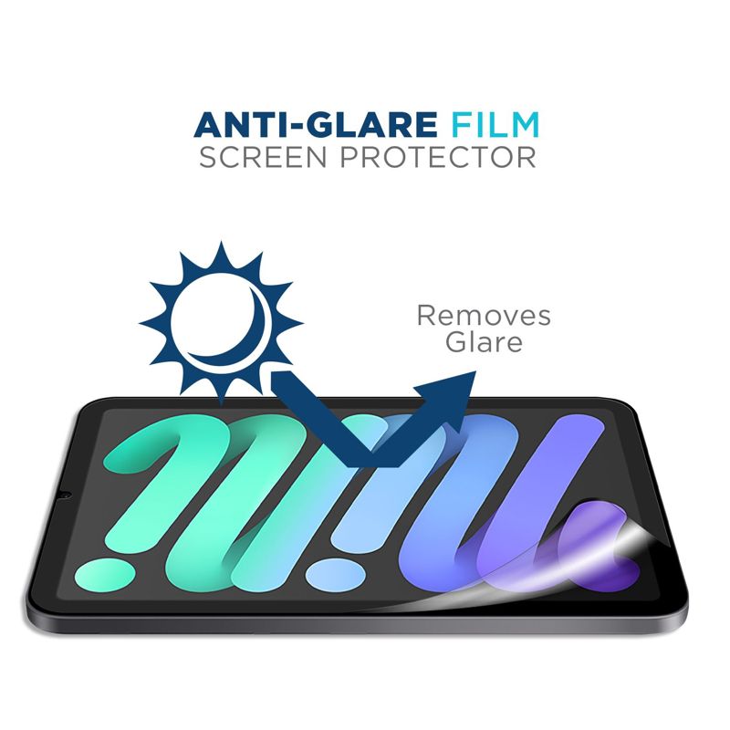 Tech Armor Matte / Anti-Glare Film Screen Protector for Apple NEW iPad Mini 7 (7th Gen, 2024) and iPad Mini 6 (6th Gen, 2021) 8.3 Inch 3 Pack
