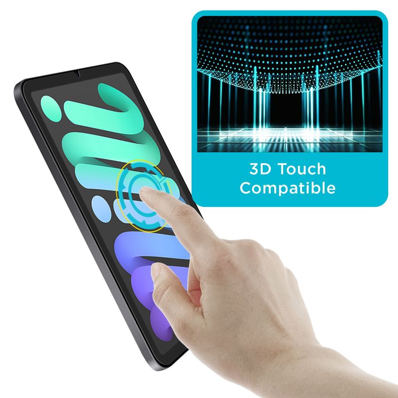 Tech Armor Matte / Anti-Glare Film Screen Protector for Apple NEW iPad Mini 7 (7th Gen, 2024) and iPad Mini 6 (6th Gen, 2021) 8.3 Inch 3 Pack