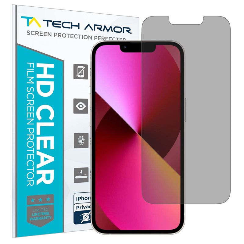 Tech Armor 4Way 360 Degree Privacy Film Screen Protector Designed for Apple NEW iPhone 13 mini 5.4 Inch 1 Pack 2021