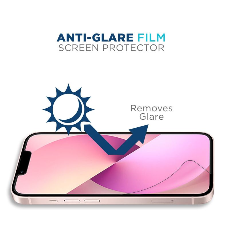Tech Armor Matte Anti-Glare/Anti-Fingerprint Film Screen Protector for Apple NEW iPhone 13 mini (5.4") - Case-Friendly, Haptic Touch Accurate Designed for New iPhone 13 mini (5.4") 2021 [ 3-Pack ]