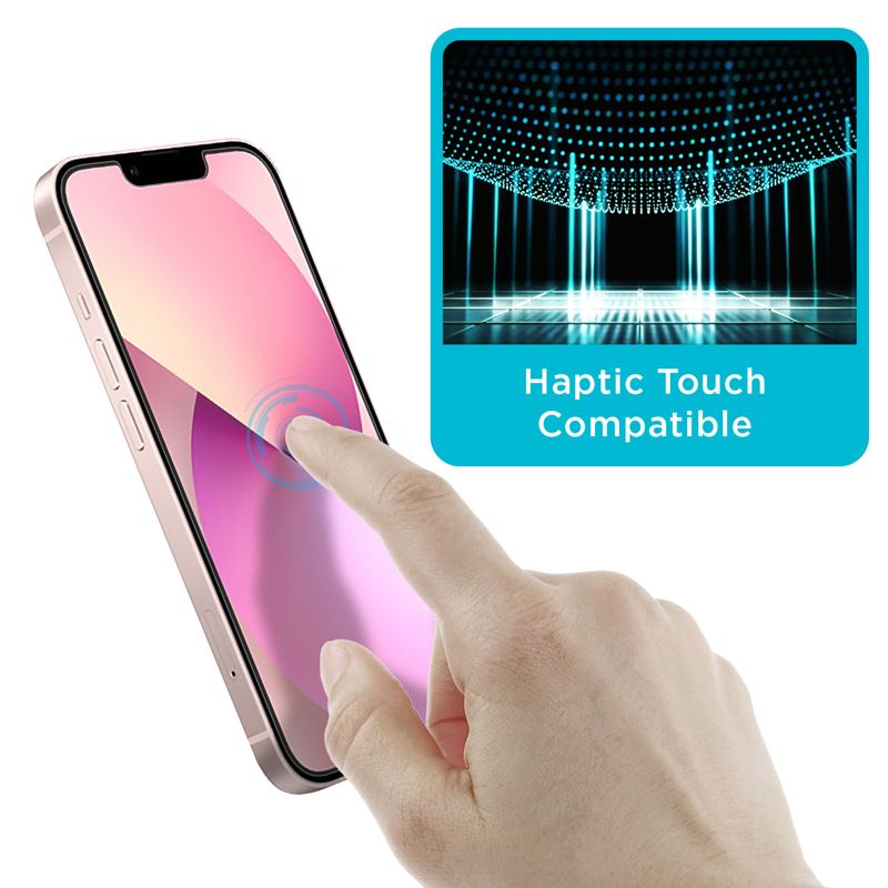 Tech Armor Matte Anti-Glare/Anti-Fingerprint Film Screen Protector for Apple NEW iPhone 13 mini (5.4") - Case-Friendly, Haptic Touch Accurate Designed for New iPhone 13 mini (5.4") 2021 [ 3-Pack ]