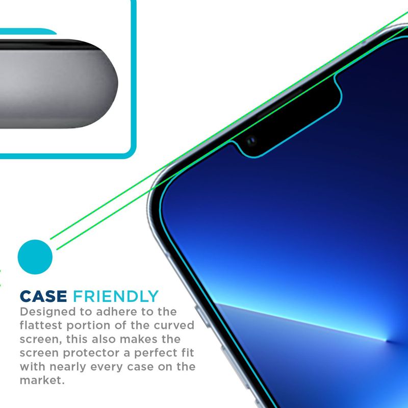 Tech Armor Matte Anti-Glare / Anti-Fingerprint Film Screen Protector Designed for Apple NEW iPhone 13 Pro Max 6.7 Inch 3 Pack 2021