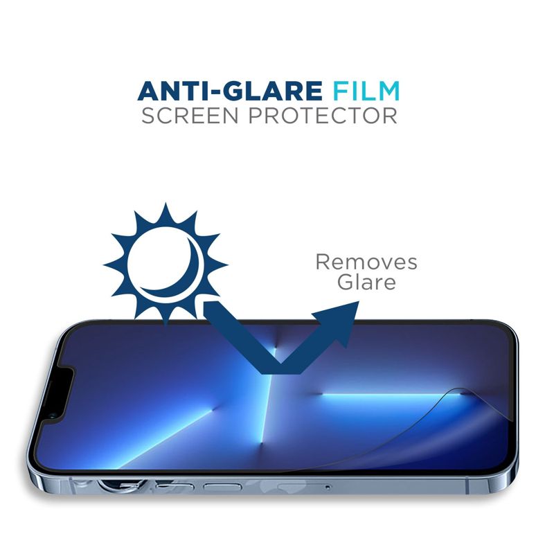 Tech Armor Matte Anti-Glare / Anti-Fingerprint Film Screen Protector Designed for Apple NEW iPhone 13 Pro Max 6.7 Inch 3 Pack 2021